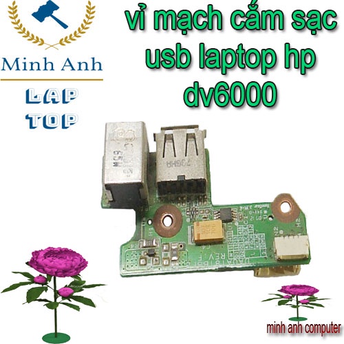 vỉ mạch kèm usb laptop hp dv6000