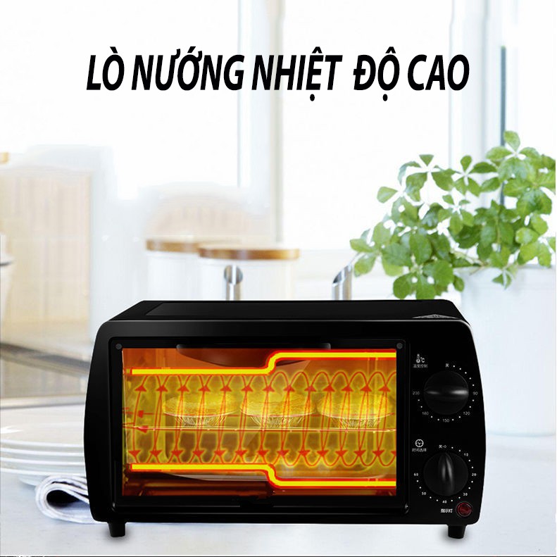 [HÀNG CHÍNH HÃNG KÈM ẢNH THẬT] Lò nướng điện JK12A Đa chức năng ( Dung tích 12l )