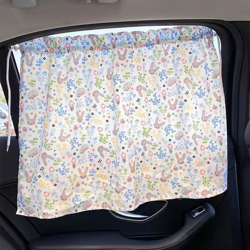 Rèm Cotton Che Nắng Chống Tia UV Cho Cửa Sổ Xe Hơi