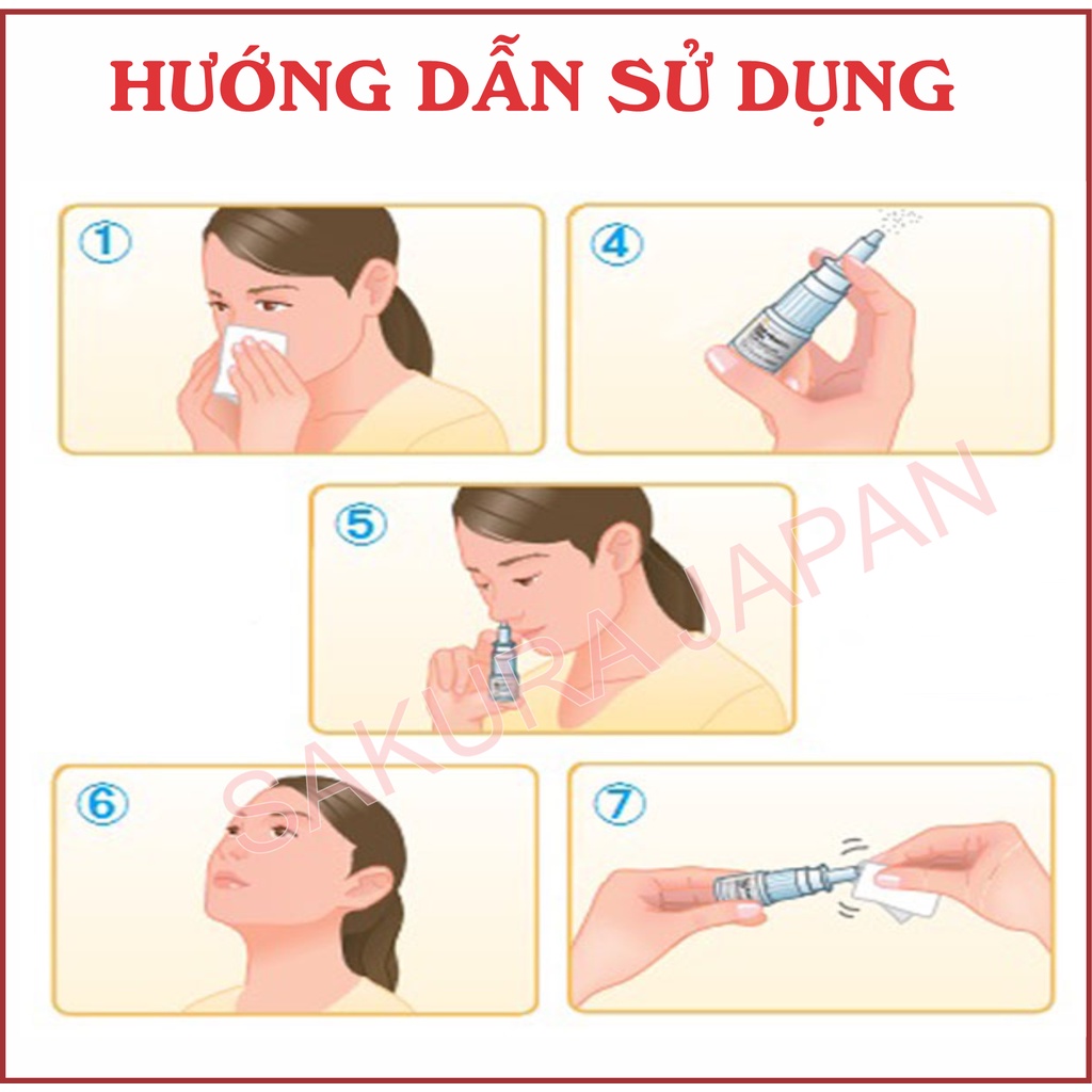 [Hàng Nội Địa] Xịt mũi Nazal Nhật Bản 30ml - Xịt Ngạt Mũi, Sổ Mũi, Xoang