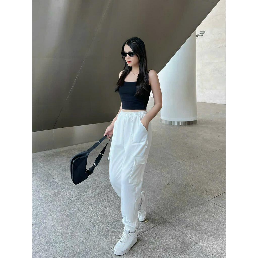 Quần Jogger MLB Nam Nữ Hàng Xuất Dư 4 Màu Sắc New Model