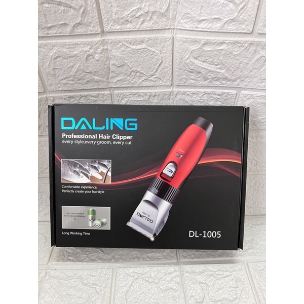 tông đơ cắt tóc DALING 1005 tặng kèm 01 pin dự phòng