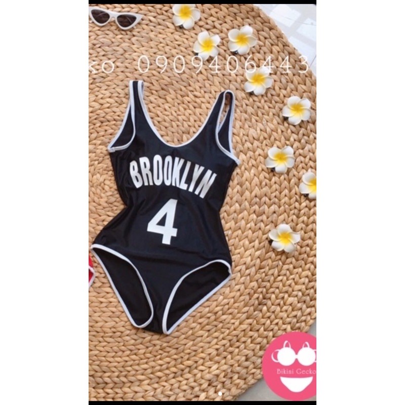 Bikini mảnh liền viền trắng | BigBuy360 - bigbuy360.vn