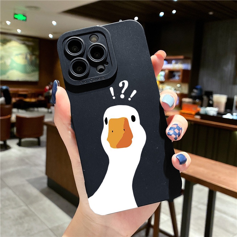 Ốp Điện Thoại Silicon Mềm Chống Sốc Họa Tiết Dễ Thương Cho IPhone 14 13 12 11 Pro Max Plus XS X XR