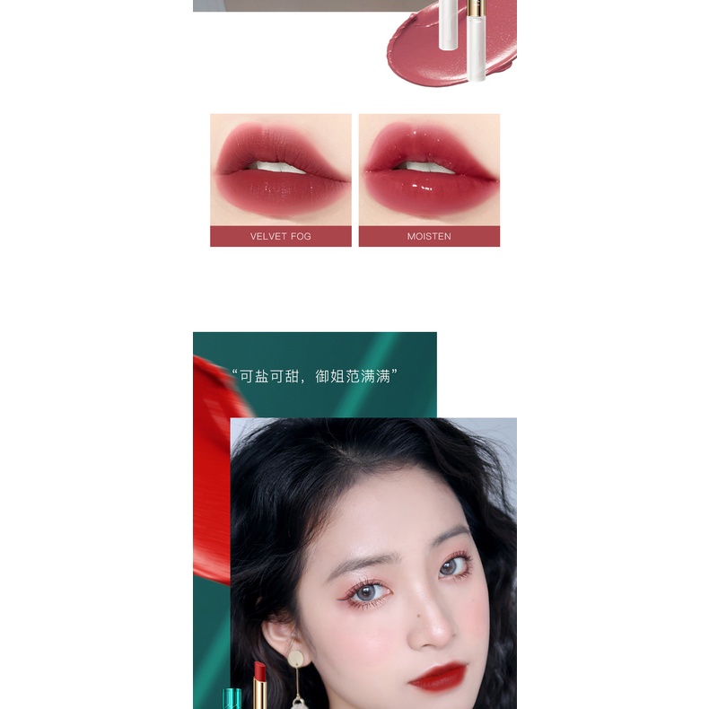 Lan Yi Son Môi Khóa Ấn Tượng Màu Trà Sữa Nâu Không Phai Và Không Dính Cốc Chống Thấm Nước Lâu Trôi