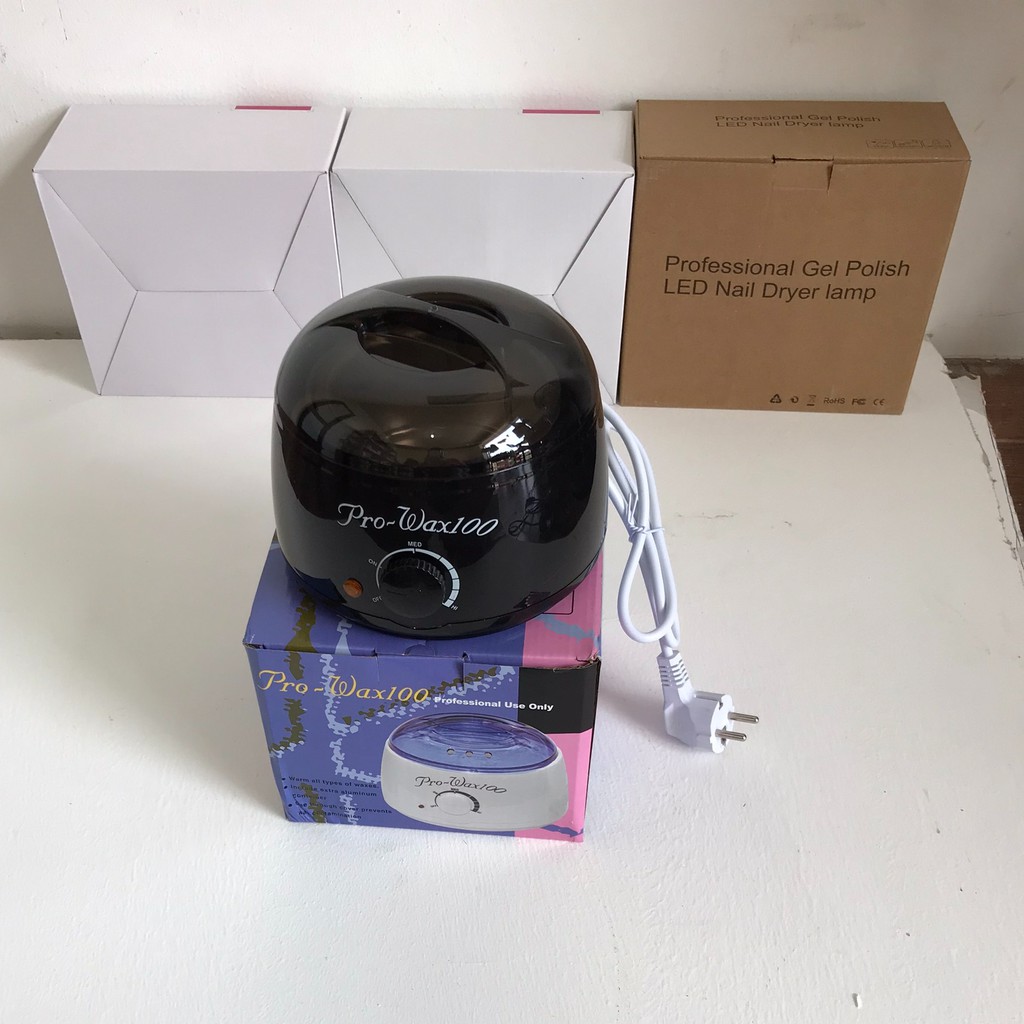 Nồi nấu sáp wax lông máy nấu sáp wax lông triệt lông tại nhà,SPA loại nồi PRO100, PRO200, Nồi chống dính tặng kèm que gỗ