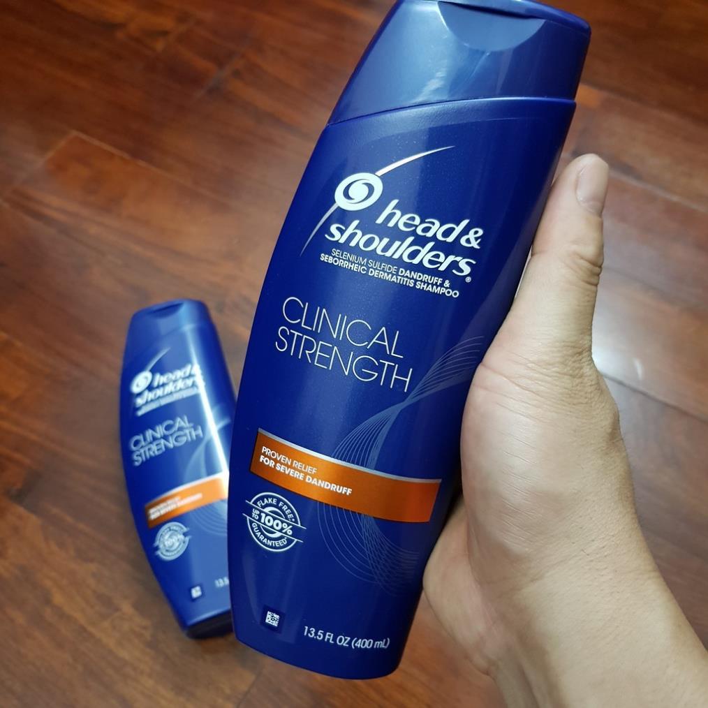 Dầu gội head shoulders mỹ ⚡️𝐂𝐡𝐮ẩ𝐧 𝐂𝐡í𝐧𝐡 𝐇ã𝐧𝐠⚡️  Clinical strength 400ml