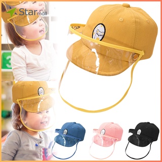 Nón lưỡi trai chống nắng có tấm che bảo vệ mặt chống rơi dành cho bé từ 3-24 tháng tuổi