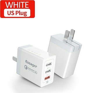 [NEW] Sạc Essager 30W..15W  3 cổng USB sạc nhanh 3.0