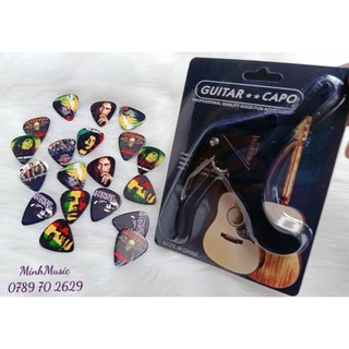 ( Tặng Phím ) Capo đàn guitar cao cấp MMS hình thật