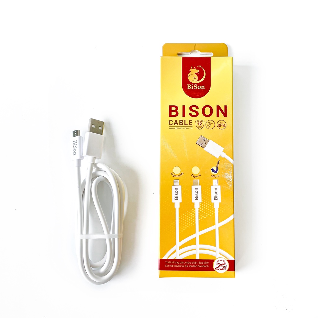 Cáp Sạc Bison cổng Micro USB