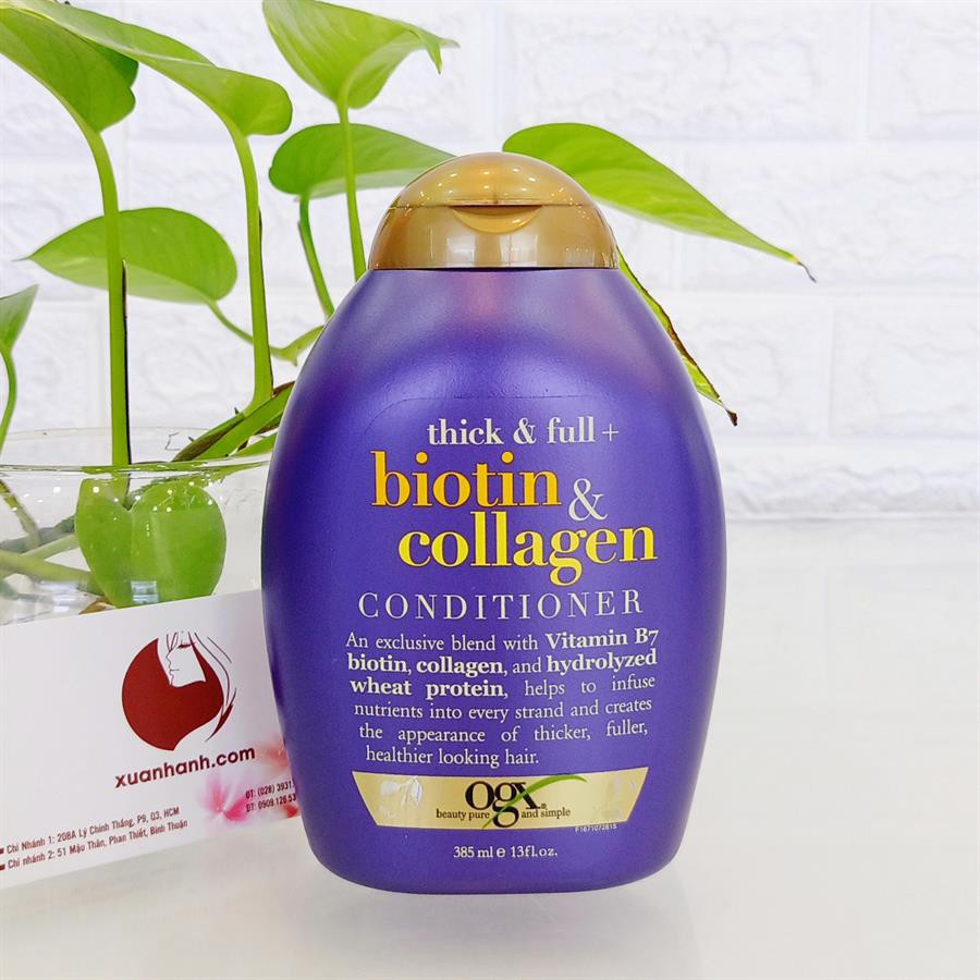 Dầu xả Biotin & Collagen Conditioner giảm tóc gãy rụng, tăng cường mọc tóc toàn diện