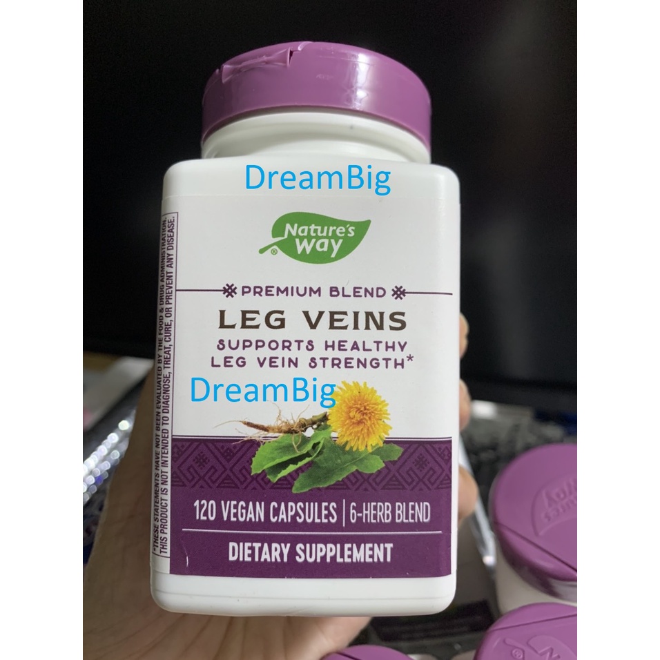 Viên uống giảm giãn tĩnh mạch Nature's Way Leg Vein 60 viên và 120 viên