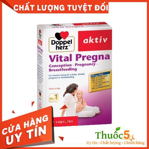 Vital Pregna Cung cấp các vitamin và khoáng chất thiết yếu cho mẹ và bé