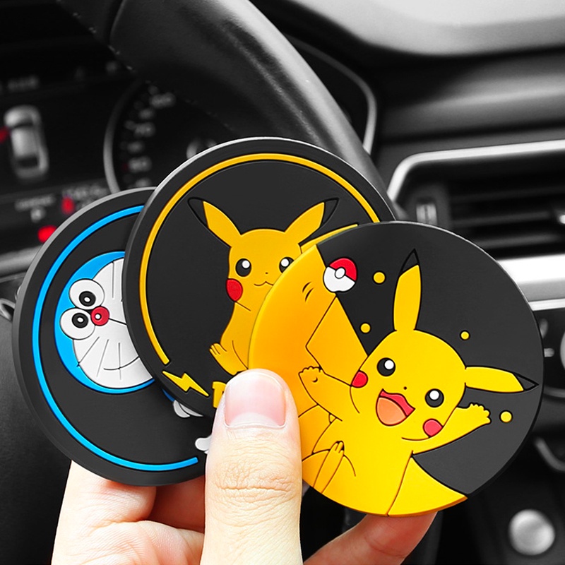 Lót Ly / Miếng Lót Ly Silicon / Đế Lót Ly Chống Trượt Họa Tiết Hoạt Hình Dễ Thương