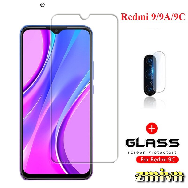 Kính cường lực Xiaomi Redmi 9/ 9A/ 9C trong suốt (không full)