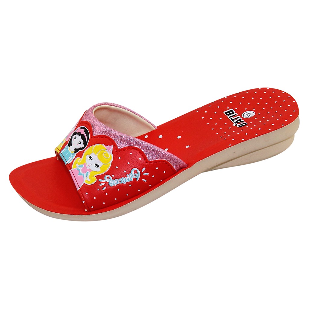 Dép Bita's bé gái - DENGI52 Đỏ - quai ngang