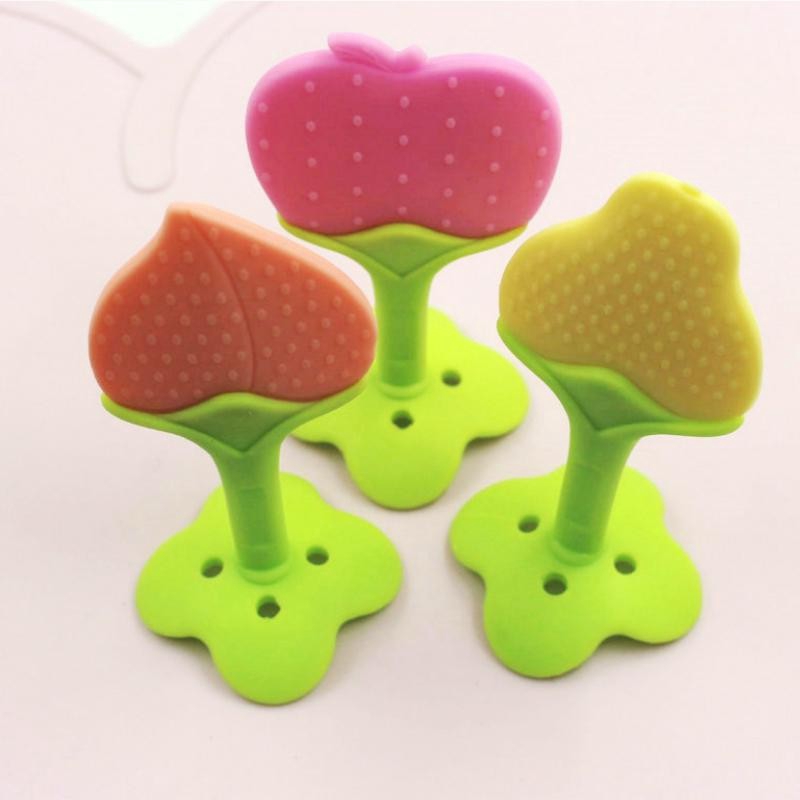 Găng tay mọc răng mới Silicone Baby Điều dưỡng Teether Chăm sóc nha khoa Trẻ sơ sinh Bền trẻ mút ngón tay Thumb Teether