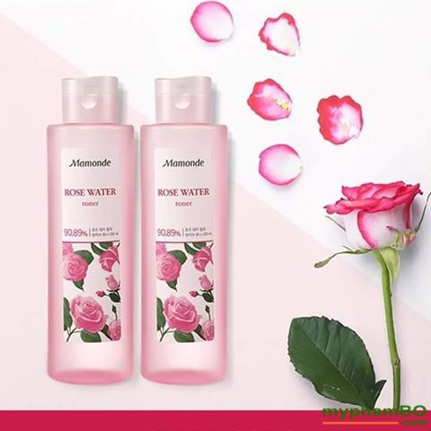 mamonde hoa hồng 250ml - nước hoa hồng tẩy trang – nước hoa hồng cho da dầu – toner hoa hồng - toner không cồn