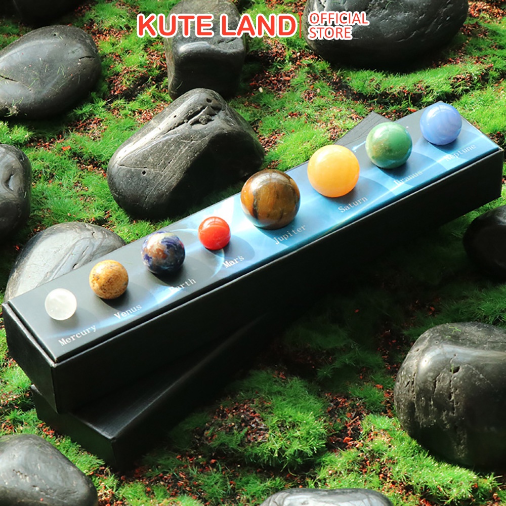 Hộp 8 Đá Thanh Tẩy Hành Tinh Hệ Mặt Trời Milky Way DA39