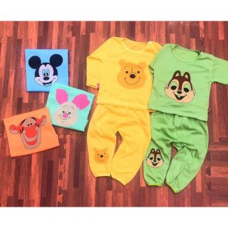 Combo 5 bộ dài tay cotton cho bé