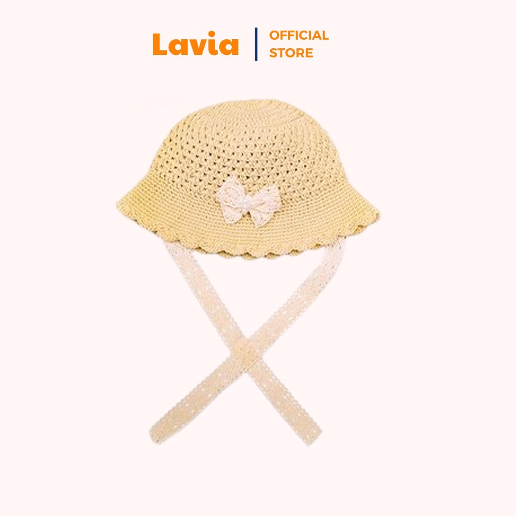 Mũ cho bé gái 0-6 tuổi mũ bé gái rộng vành chất liệu cotton handmade cực kỳ xinh xắn