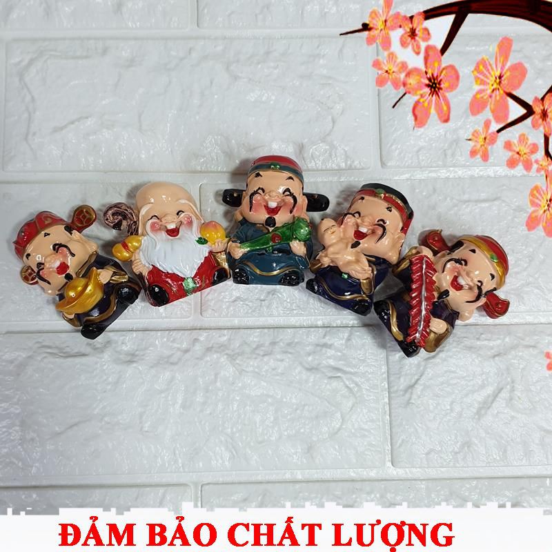 {SẢN PHẨM HOT TREND}  BỘ TƯỢNG 5 ÔNG THẦN TÀI PHÚC - LỘC - THỌ - TÀI - HỶ (LOẠI CÓ  ILY_WÈM ĐẾ)  ILY_W0979 [SHOP UY TÍN]