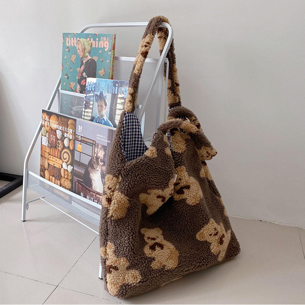 Túi Tote Vải Canvas Hai Mặt Dễ Thương Xinh Xắn Dành Cho Nữ