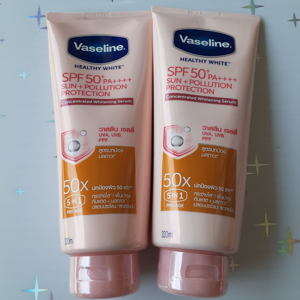 Sữa dưỡng thể Vaseline 50X Thái Lan 320ml