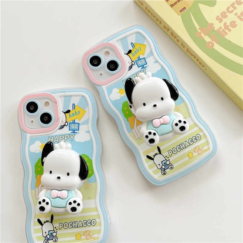 Ốp Điện Thoại TPU Mềm Trong Suốt Chống Rơi Họa Tiết Snoopy Viền Gợn Sóng Cho iPhone 11 12 13 Pro Max X XR XS Max 7plus 8plus