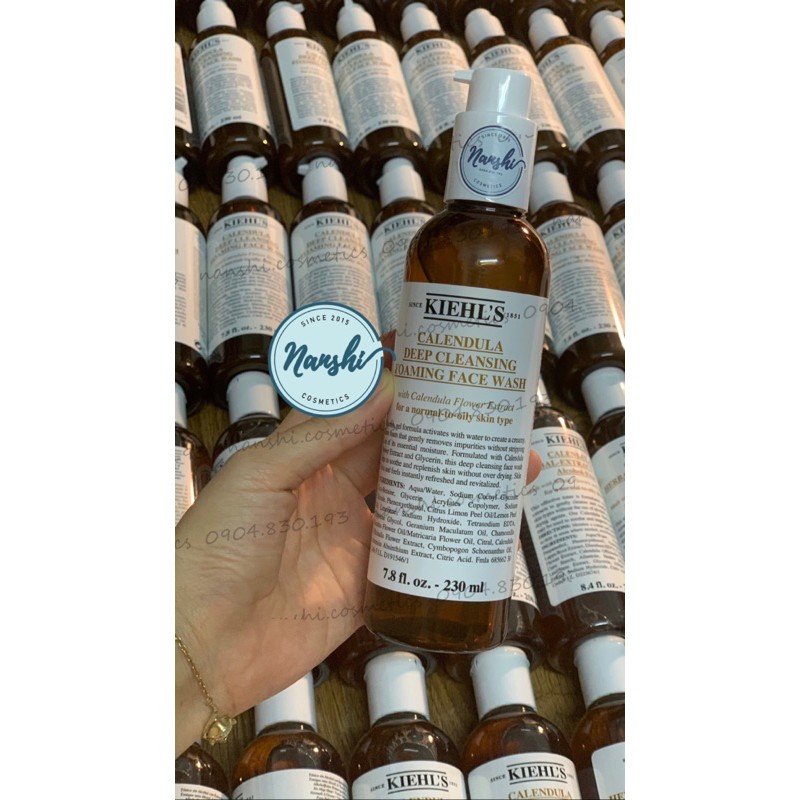 [DUTY FREE] Sữa Rửa Mặt Hoa Cúc Kiehl’s Calendula Deep Cleansing Foaming Face Wash 230ml | BigBuy360 - bigbuy360.vn