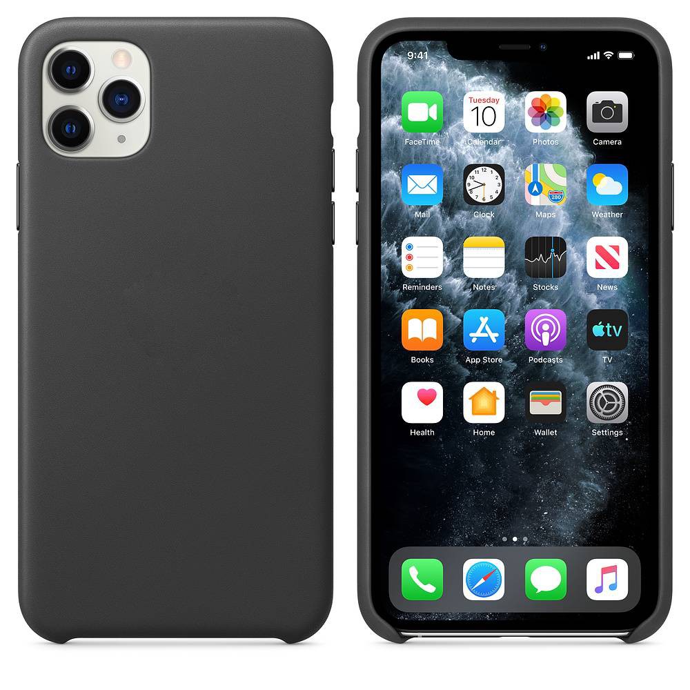 Ốp lưng da Leather Case chống sốc cho iPhone 11 Pro Max (siêu mềm mịn, chống sốc tốt, bảo vệ tuyệt đối) - Hàng nhập khẩu