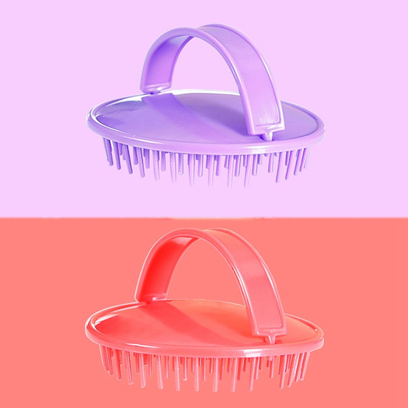 [Hàng mới về] Lược mát xa da đầu từ silicon mềm tiện dụng