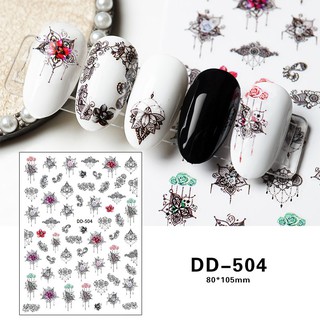 Sticker 3d - hình dán 3d trang trí móng dd-504