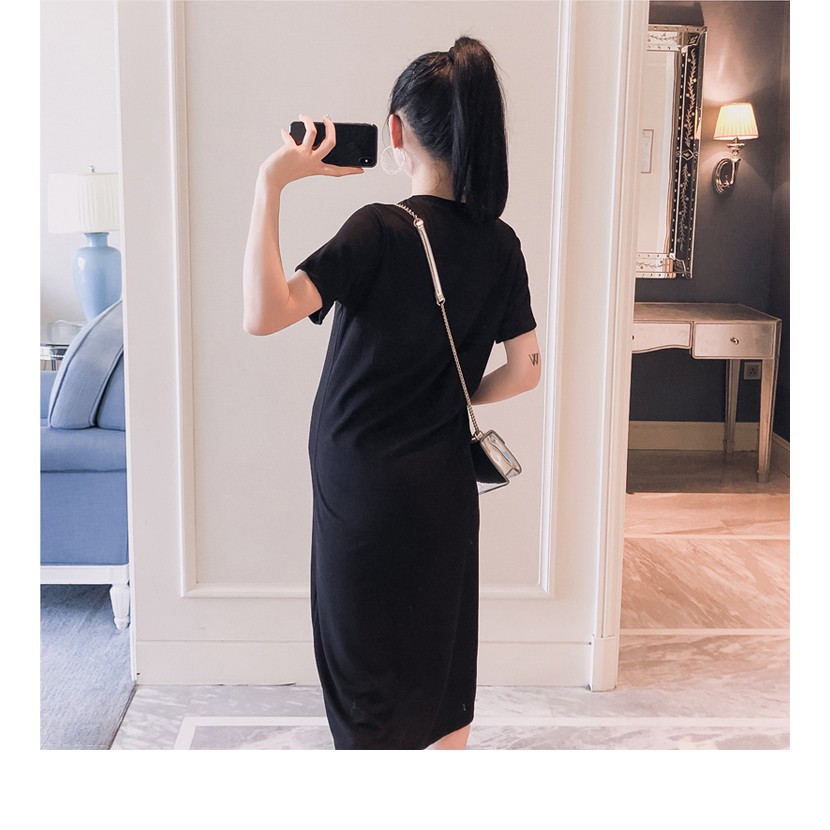Váy Bầu Đầm Bầu Xinh Thun Hình A1821