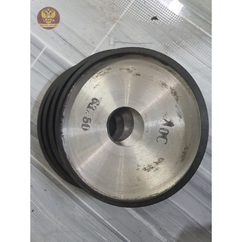 Đá mài kim cương Liên Xô cao cấp D125mm lỗ 32mm.