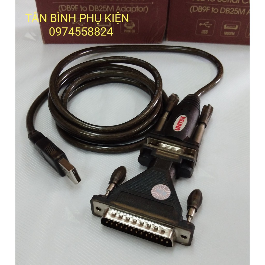 Cáp chuyển từ USB ra COM (RS232) UNITEK Y-105