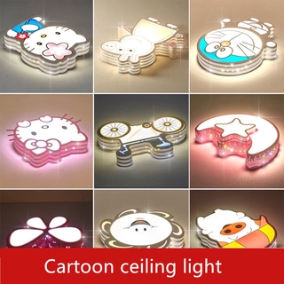 Đèn led sáng tạo đèn hoạt hình dễ thương đèn phòng ngủ đèn phòng trẻ em đèn trần hiện đại