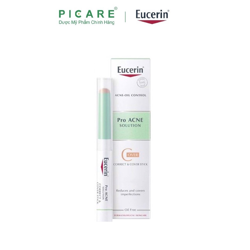Bút giảm mụn che khuyết điểm Eucerin Pro Acne Correct & Cover Stick 2g - 88965