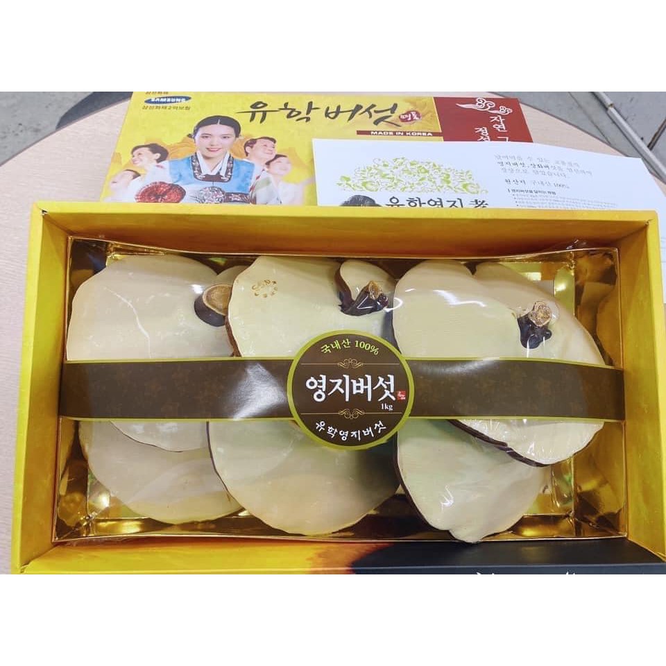 Nấm linh chi chính hãng Hàn 1kg