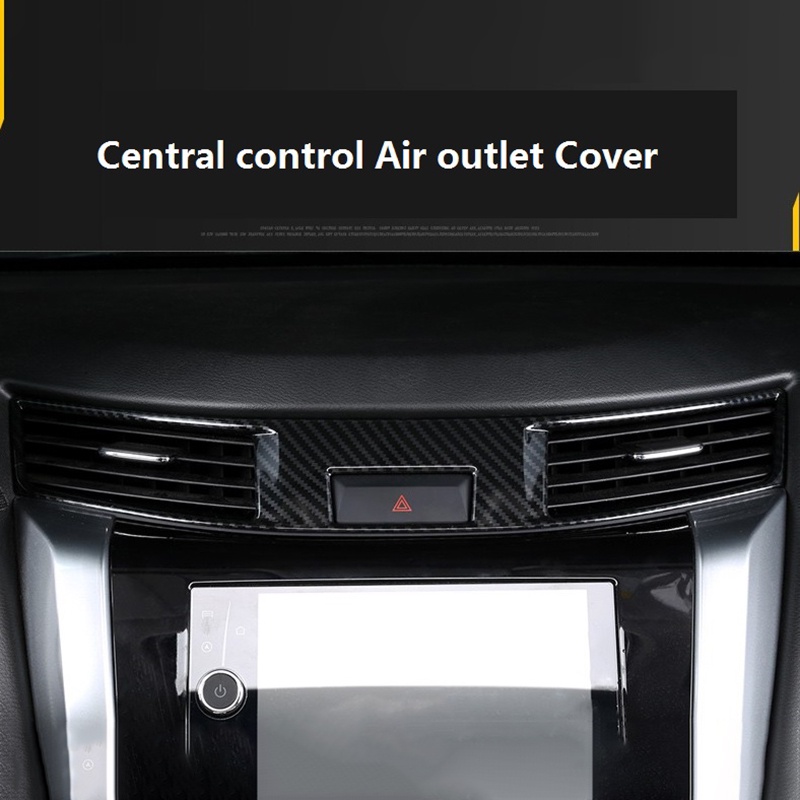 Khung Dán Trang Trí Máy Điều Hòa Cho Xe Hơi Nissan Navara NP300 2016-2019