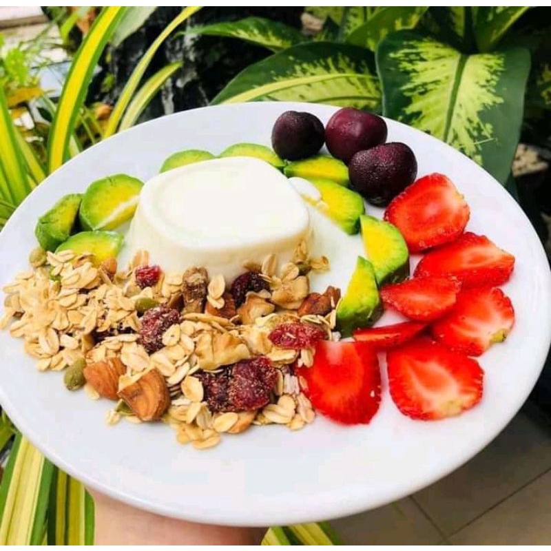 Granola siêu hạt giảm cân không đường cao cấp ăn kiêng 500g
