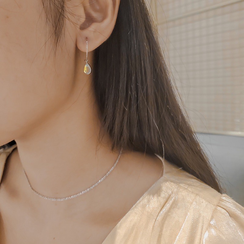 Vòng cổ chocker bạc S925 lấp lánh N14