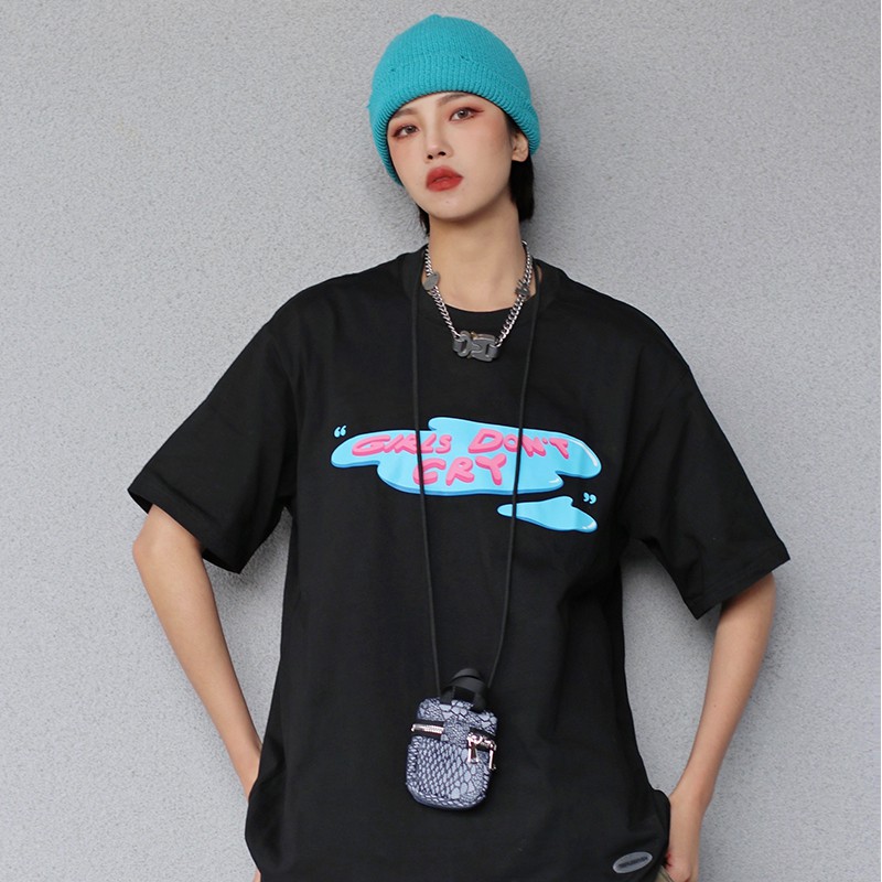 ÁO THUN GIRLS SKU05,FROM RỘNG TAY LỠ ,CHẤT LIÊU DÀY DẶN KHÔNG XÙ LÔNG