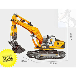Lego XingBao XB-03038 Lắp Ráp Xe Xúc Đất ( 722 Mảnh )[ Sẵn Hàng ]