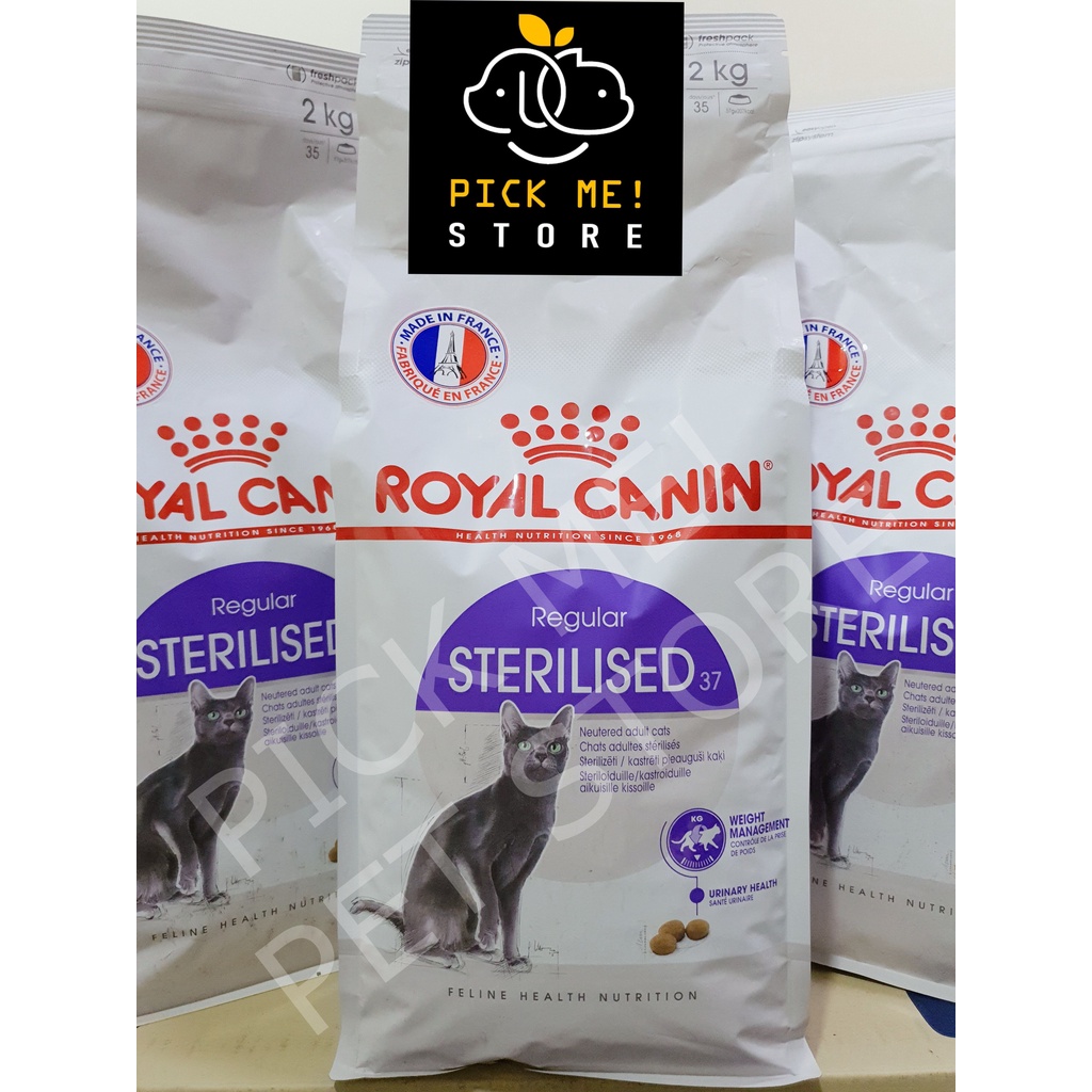 [ CHÍNH HÃNG ] Hạt Royal Canin Sterilised Cho Mèo Trưởng Thành Triệt Sản 400g 2kg