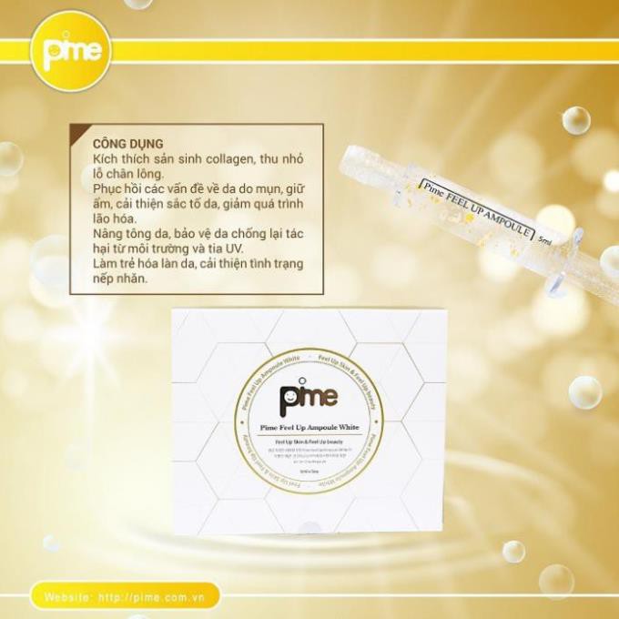 Tế bào gốc trắng da Pime Feel Up Ampoule White 5 ống x 5ml | BigBuy360 - bigbuy360.vn
