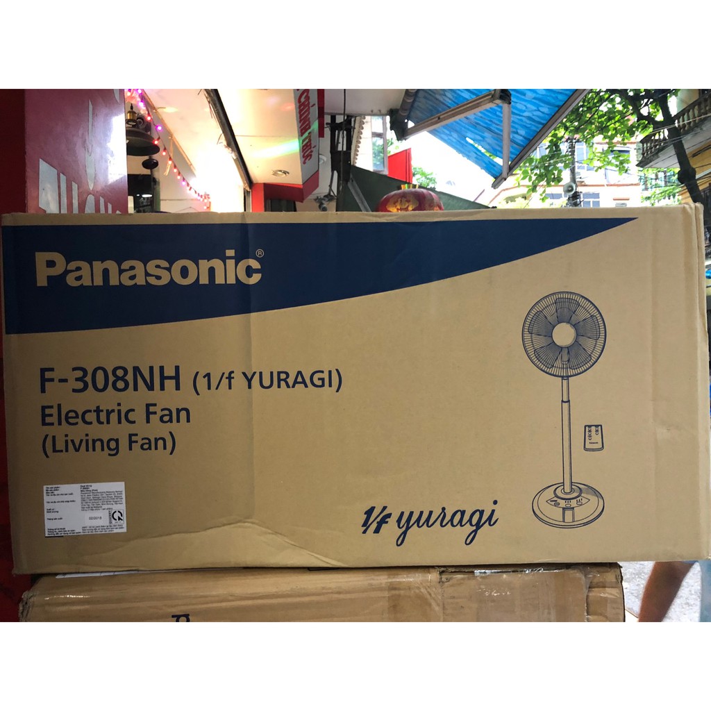 Quạt đứng Panasonic F-308NH 59W Có điều khiển xanh/hồng