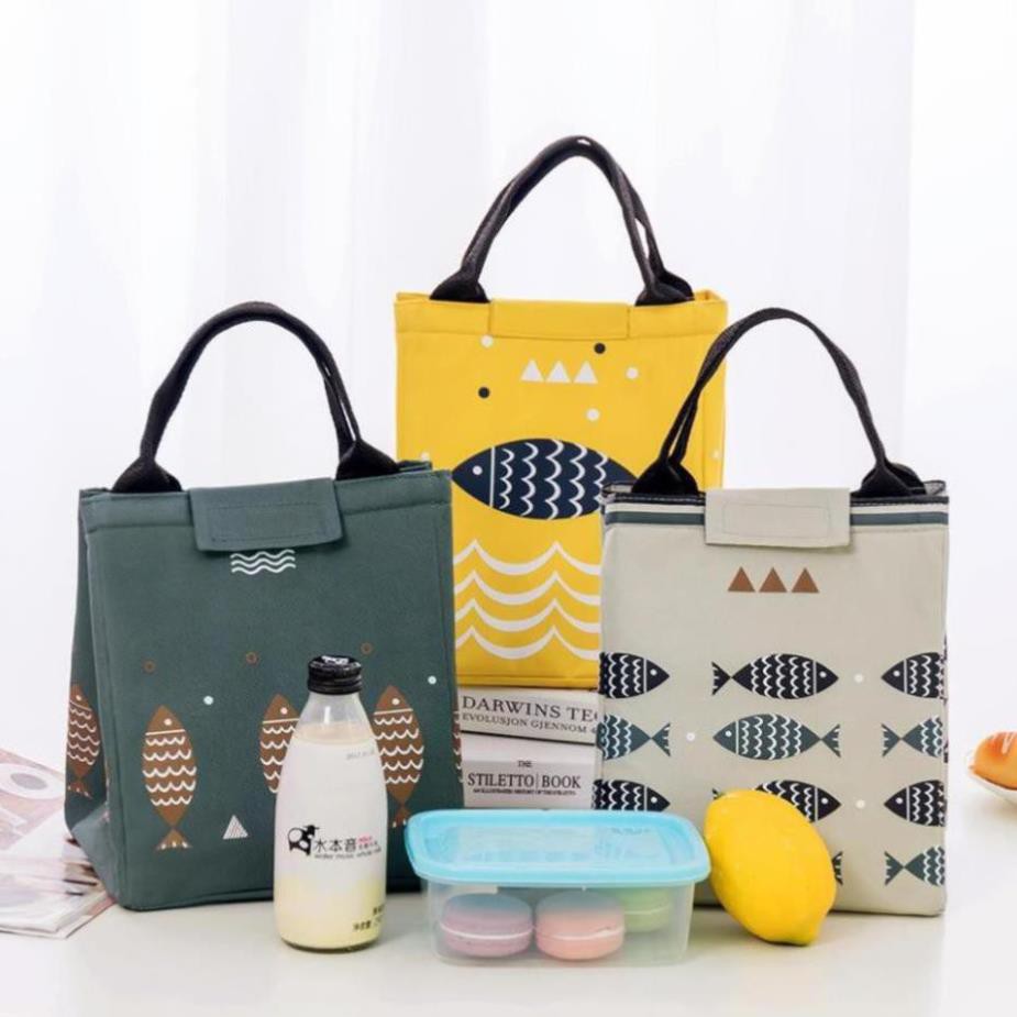 Túi giữ nhiệt, túi đựng cơm tiện lợi (Free Ship) Hàng đẹp [ shop giao màu ngẫu nhiên ]