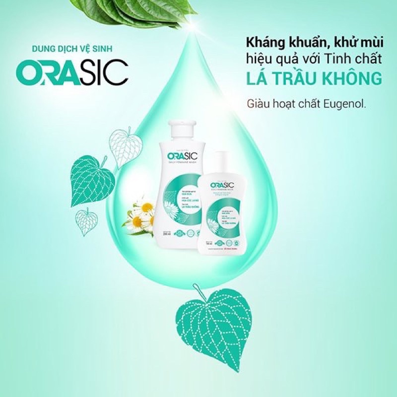 ✅[ Chính Hãng ] Dung Dịch Vệ Sinh Orasic Chai 100ml.